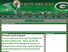 Tablet Screenshot of graysonswimanddive.com